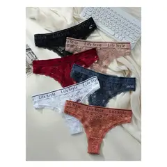 GENERICO - HILO TANGA SEMI HILO DE ENCAJE SEXY