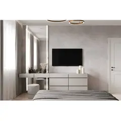 TU MESITA - Tocador Flotante más Cómoda Moderna Licia Color Gris