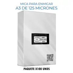 GENERICO - Mica para Enmicadora A3 de 125 Micrones x100