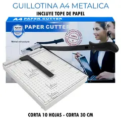 GENERICO - Guillotina de Papel A4 (Corta 10 Hojas)