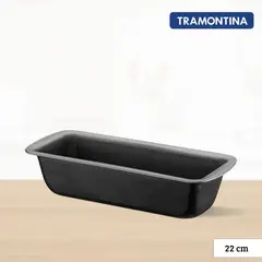 TRAMONTINA - Molde para Pan Negro 22 cm
