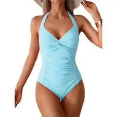 BLWOENS - Traje de baño Mujer - Azul