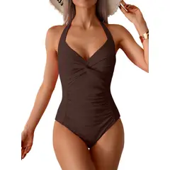 BLWOENS - Traje de baño Mujer - Café