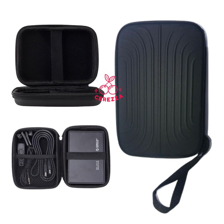 ESTUCHE ANTI GOLPES PARA DISCO DURO EXTERNO 2.5 CON CIERRE RAYAS