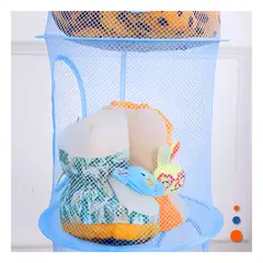 GENERICO - Pack4 Organizador con 3 Compartimientos en Color Azul