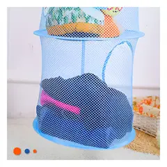 GENERICO - Pack4 Organizador de Almacenamiento Azul Y+Papel de Regalo