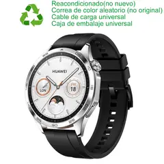 HUAWEI - GT 4 46mm Bluetooth Plata Reacondicionado(Semi Nuevo)