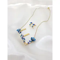 GENERICO - JUEGO DE COLLAR Y ARETES