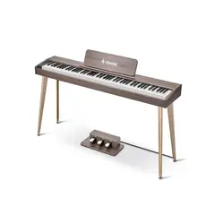 DONNER - Piano Digital Con Mueble 88 Teclas Ddp-60 - Gris