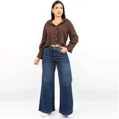 JAROLA - Pantalón Wide Leg Mide Rise Olivia