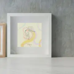UN PAN CON MANGO - Cuadro “La vida no es como la pintan” 26cm x 26cm