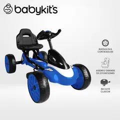 BABY KITS - Go Kart a Pedal Corsa Azul