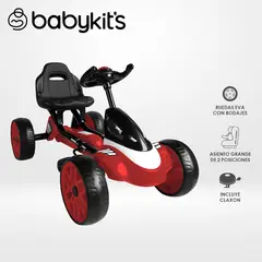 BABY KITS - Go Kart a Pedal Corsa Rojo
