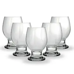 NADIR - Copa Paulista para Vino 200ml Set X6 Copa Vaso Resistente