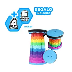 GENERICO - Silla Desmontable y en Multicolor Y+Regalo Stickers