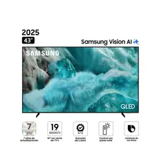 SAMSUNG - Televisor Smart TV 43 QLED 4K UHD QN43Q7FAAGXPE