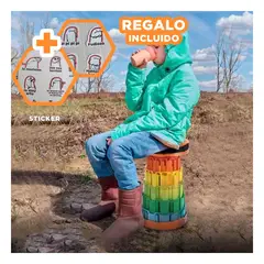 GENERICO - Pack6 Banca Innovador de Tapa Naranja Y+Regalo Stickers