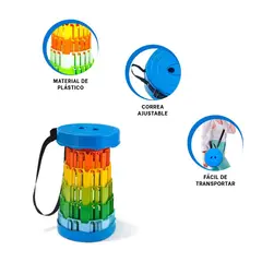 GENERICO - Pack2 Silla Sensilla y Compacta en Azul Y+Regalo Stickers