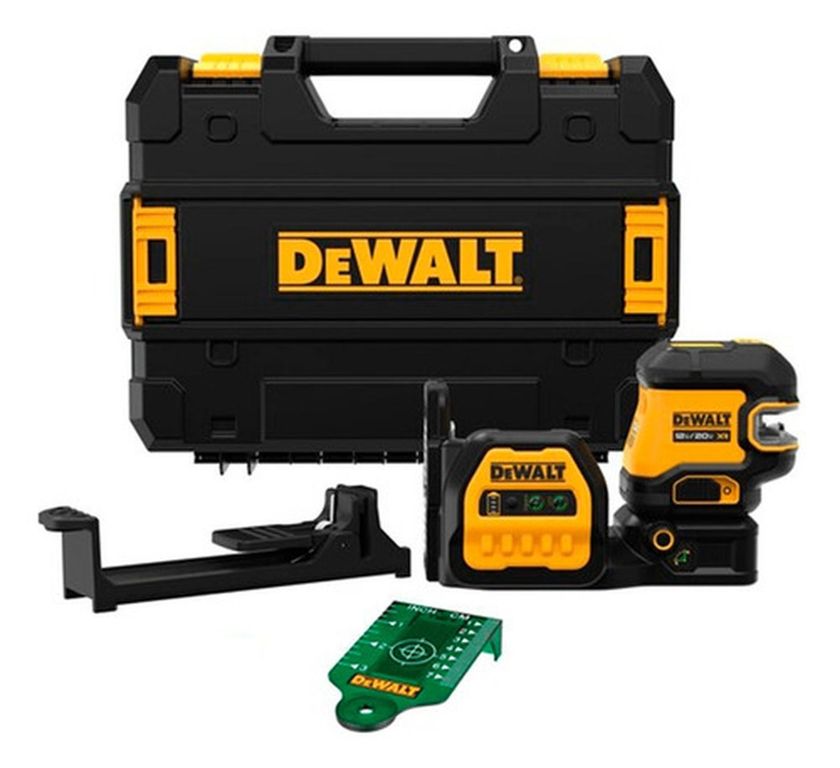 Nivel Laser Verde Linea Cruzada 5 Punto 20v Dcle34520