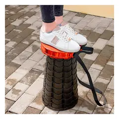 GENERICO - Pack6 Banqueta Funcional Llevadera en Color Anaranjado