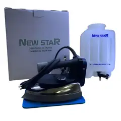 GENERICO - Plancha A Vapor Silver New Star Pesada Industrial 300L 1300w