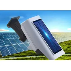 GENERICO - Lampara Tipo Cámara Foco Con Panel Solar