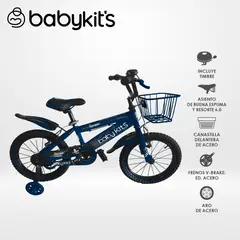BABY KITS - BK Bike Boy aro 16 Azul
