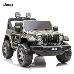 JEEP - Carro a Batería LICENCIADO -RUBICON- Camuflado