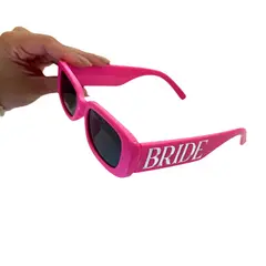 GENERICO - Lentes fucsia para despedida de soltera novia Bride to be
