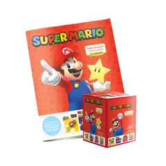 PANINI - ALBUM SUPER MARIO ALBUM TAPA BLANDA + PAQUETON