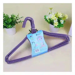 GENERICO - Pack12 Gancho de Ropa Infantil de 10 Piezas en Morado