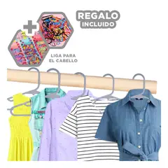 GENERICO - Percha con Sujetadores en Plomo Y+Ligas de Regalo