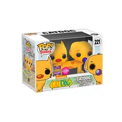 FUNKO - NICKELODEON CAT DOG POP FLOCKED Empaque Dañado