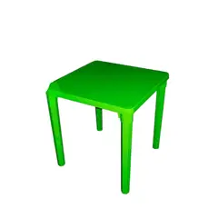 GENERICO - Mesa Cuadrada De Plastico Wayru Verde