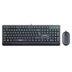CYBERTEL - Kit Alámbrico 2en1 Teclado+Mouse Mercury CYB T100
