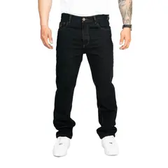 APACHE - Jeans Regular Fit de Caballero Color Madera Rígido Americano