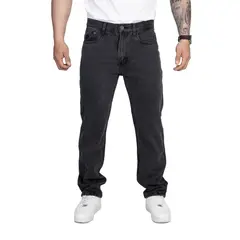 APACHE - Jeans Rígido Regular Fit de Caballero Color Plomo Claro