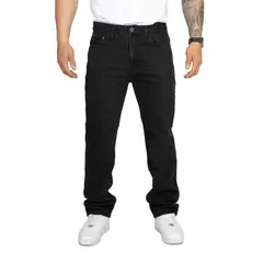 APACHE - Jeans Regular Fit de Caballero Color Plomo Oscuro Rígido Americano