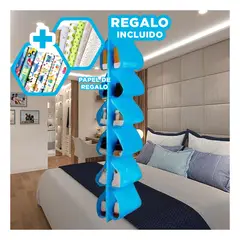GENERICO - Pack12 Organizador para Zapatos en Celeste Y+Papel de Regalo