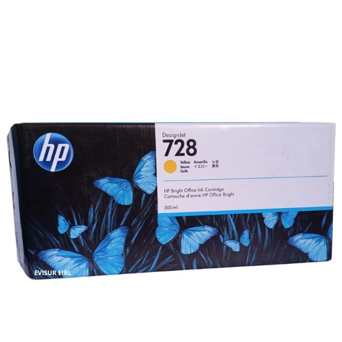 TINTA 728 YELLOW (F9K15A) 300ML