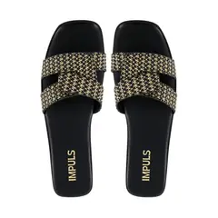 IMPULS - Sandalia Flats Mujer Daira06 Negro