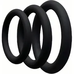 GENERICO - Anillos Para Pene Retardante Sexual Set 3 de Silicona