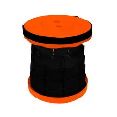 GENERICO - Silla Plegable de 1 Seguro Practico Portatil en Anaranjado