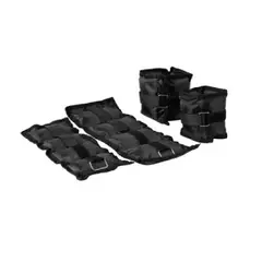 GENERICO - Tobilleras - muñequeras Negro con peso de medio