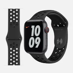 GENERICO - CORREA DEPORTIVA NIKE PARA APPLEWATCH 42-44-45-49MM NEGRO-CARBÓN