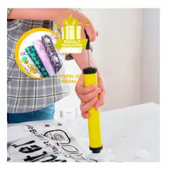 RYBIU IMPORT - Pack12 Succionador de Compresor de Bolsas Y+Papel de Regalo