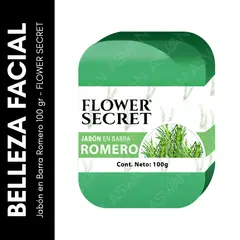 GENERICO - Jabón en Barra Romero 100 gr - FLOWER SECRET