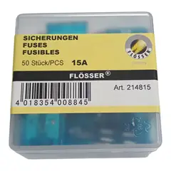 GENERICO - CAJA DE FUSIBLE DE UÑA DE 15A - X50UNI