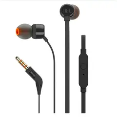JBL - Audífonos Tune 110 Negros Con Micrófono Y Conector 3.5Mm