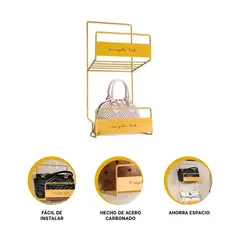 GENERICO - Pack4 Ordenador para Carteras y Mochilas en Amarillo